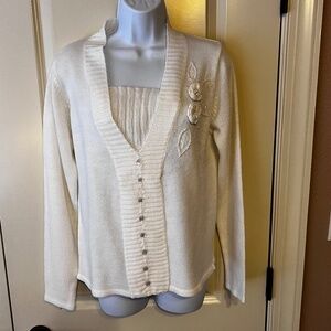 Adrian Delafield Pullover Sweater Size Medium